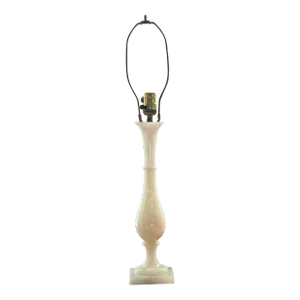 Mid-Century Polished Marble Lamp