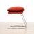Red 1970s Chrome & Velvet Lounge Chair Attributed to Reinhold Adolf and Hans-Jurgen for Schrapfer For Sale - Image 8 of 12