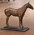 Mid 19th Century 19th C. French Patinated Bronze Horse Sculpture on Marble Base Signed C. Fratin For Sale - Image 5 of 12