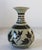 Mid-Century Modern Vintage Studio Art Pottery Bud Vase W/ Strip and Floral Motif For Sale - Image 3 of 6