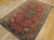 1950s Red Medallion Vintage Persian Tabriz Rug 3'4" X 5'6" Wool Handknotted Carpet For Sale - Image 4 of 8
