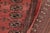 Rose Rustic Bokhara Peach/Black Hand Knotted Wool Rug For Sale - Image 8 of 9