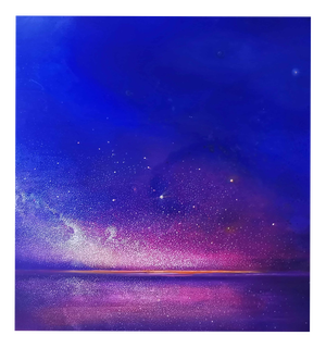 Barbara Hubert, Starry Night, 2025, Oil on Canvas