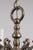 1970s Colonial Style Brass 6 Light Chandelier For Sale - Image 12 of 12