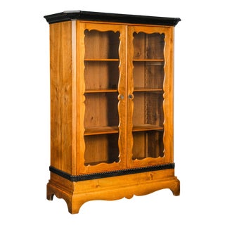 Small Vintage Biedermeier Display Cabinet, Late 19th Century For Sale