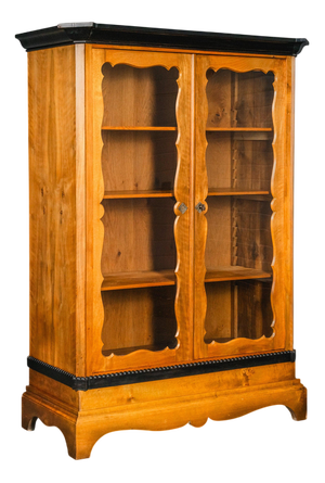 Small Vintage Biedermeier Display Cabinet, Late 19th Century