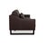 Violetta Malin Leather Three-Seater Dark Brown Sofa Couch For Sale - Image 6 of 9