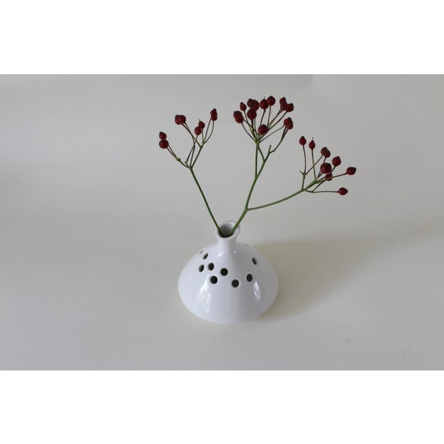 Orchis Vase by Trude Petri for KPM Berlin, 1950s, in Flawless conditions. Designed 1950 to 1959