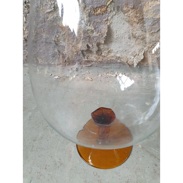 Big Glass Cut Cup by Empoli For Sale - Image 6 of 15