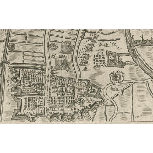 Map of Groningen from the Genealogy of the Illustrious Counts of Nassau, 1615 For Sale - Image 4 of 6