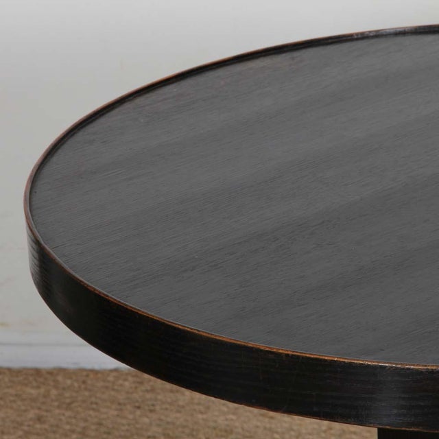 Round Wooden High Table, 1900, in Good conditions. Designed 1890 to 1919