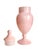Mid-Century Modern Vintage Empoli Blush Opaline Apothecary Urn With Lid For Sale - Image 3 of 5