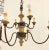Stylish Organic Modern Currey & Co. Metal and Wood Abbey Chandelier, eight lights, showroom floor sample, original retail...