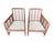Wood Vintage McGuire San Francisco Rattan Lounge Chairs, a Pair For Sale - Image 7 of 12