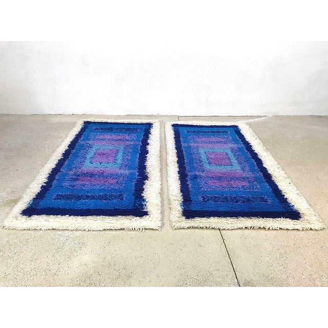 Mid-Century Modern Abstract Graphic Rugs from Gilde, 1960s, Set of 2 For Sale - Image 3 of 16