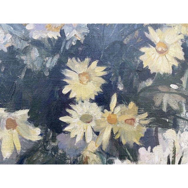 Charles Swyncop, Floral Still Life, 1920s, Oil on Canvas For Sale - Image 10 of 18