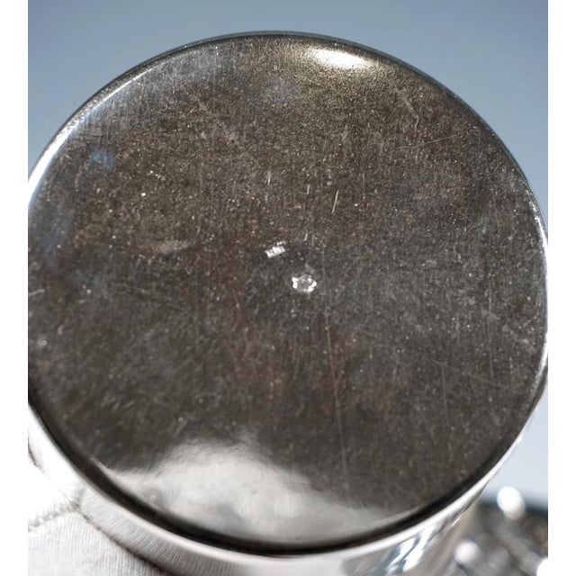 Viennese Art Nouveau Silver Caviar Stand from Würbel & Czokally, 1900s For Sale - Image 13 of 17