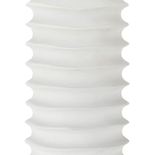 Not Yet Made - Made To Order Regina Andrew Nabu Metal Column Table Lamp (White) For Sale - Image 5 of 5
