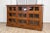 Mid 20th Century Mid 20th Century Italian Walnut and Iron Pastaia Shop Cabinet with Nine Drawers and Glass Panels For Sale - Image 5 of 8