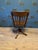 Antique Oak Office Chair, 1890s For Sale - Image 5 of 8