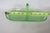 Early 20th Century Green Uranium Depression Glass Oblong Celery Tray Serving Dish With Handle For Sale - Image 14 of 16