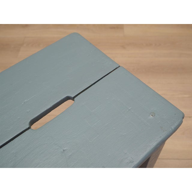Danish Pine Stool, 1950s For Sale - Image 12 of 14