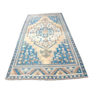 1960s Vintage Wool Rug For Sale