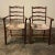 Mid 20th Century Set of 6 Country French Dining Chairs With Rush Seats Includes 2 Armchairs For Sale - Image 5 of 13