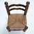 Low Brutalist Rush Chair in the style of Charles Dudoyt, 1950s For Sale - Image 9 of 10