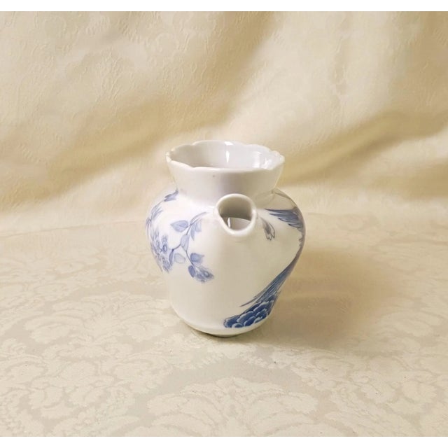 Vista Alegre Vista Alegre Blue Bird Blue and White / Sauceboat Crown Model Porcelain Gravy Tureen - New For Sale - Image 4 of 11