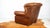 Restoration Hardware Churchill Cigar Leather Luxe Writer's Chair For Sale - Image 10 of 15