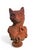 Traditional Vintage Anthropomorphic Cat Terracotta Bust For Sale - Image 3 of 8