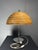 Vintage Italian Pencil Reed Rattan Bamboo and Chrome Arc Table Lamp, 1970s For Sale - Image 12 of 13