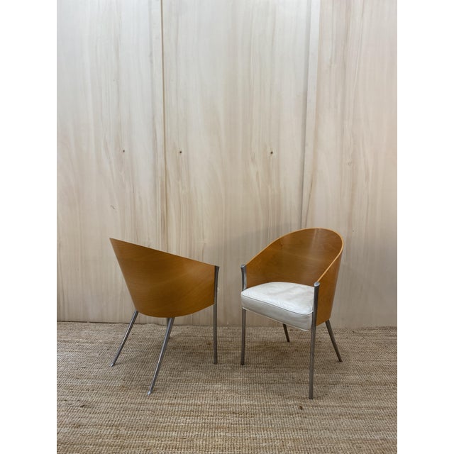 King Costes Armchairs by Philippe Starck, 1990, Set of 2, in Flawless conditions. Designed 1990 to 1999 This piece has an...