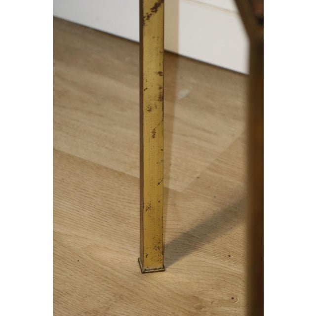 Vintage Rosewood and Bronze Side Table, 1960 For Sale - Image 4 of 18