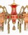 Art Deco Art Deco Chinoiserie Style Six-Branch Chandelier For Sale - Image 3 of 9