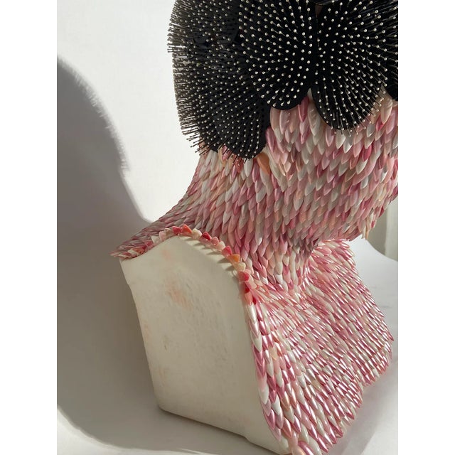 Black Enrica Borghi, Bust Sculpture, 1999 For Sale - Image 8 of 11