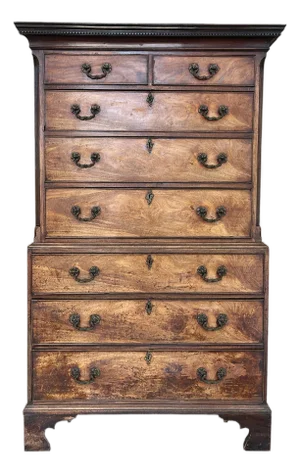 George III Mahogany Chest on Chest