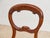 1940’s Carved Sweetheart Chairs Set of Six For Sale In Los Angeles - Image 6 of 10