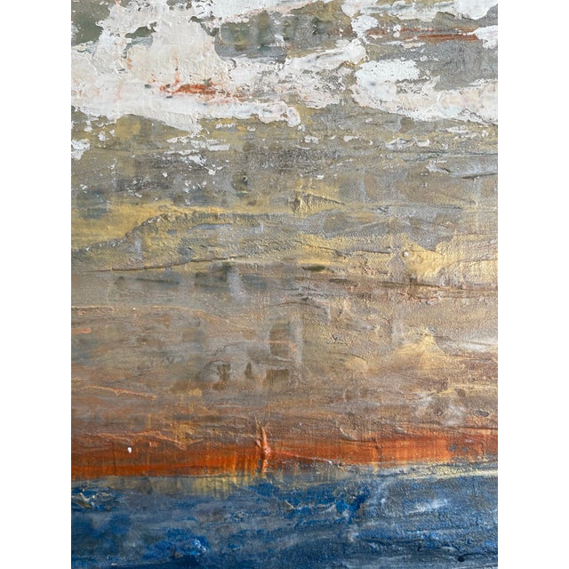 Contemporary Original Painting, Acrylic and Textural Materials on Wood Panel. For Sale - Image 3 of 12