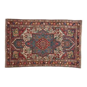 Vintage Baktiari Rug - 4'4" X 6'9"