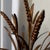 Antique Gold Gild Wheat Style Table Lamp For Sale - Image 9 of 11