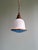 Bauhaus Pendant Light in White Opaline and Blue Satin Glass, 1920s For Sale - Image 18 of 18