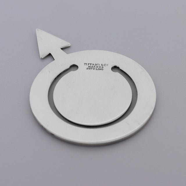 Vintage Tiffany & Co. Sterling Silver 'Male' or 'Mars Symbol' Bookmark For Sale - Image 13 of 13