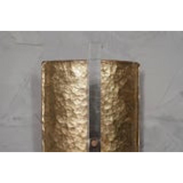Metal Mid-Century Style Golden Murano Glass Wall Sconce, 2000 For Sale - Image 7 of 11
