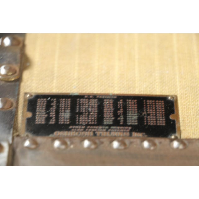 Wood Wardrobe Trunk from Oshkosh, 1920s For Sale - Image 7 of 9