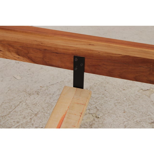Brown Stickley Cherry Pencil Post Queen Size Bed For Sale - Image 8 of 18