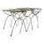 70's Mid-Century Salterini Style Wrought Iron Nesting Patio Side Tables - Set of 3/ Sold For Sale