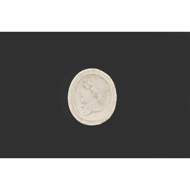 Antique Neoclassical Biscuit Cameo Intaglio, Italy, 19th Century For Sale - Image 4 of 5