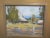 Eric Jacobsen (American, 1966) impressionist landscape oil painting on board, titled at back 'The Hay Barn' Jacobsen is...